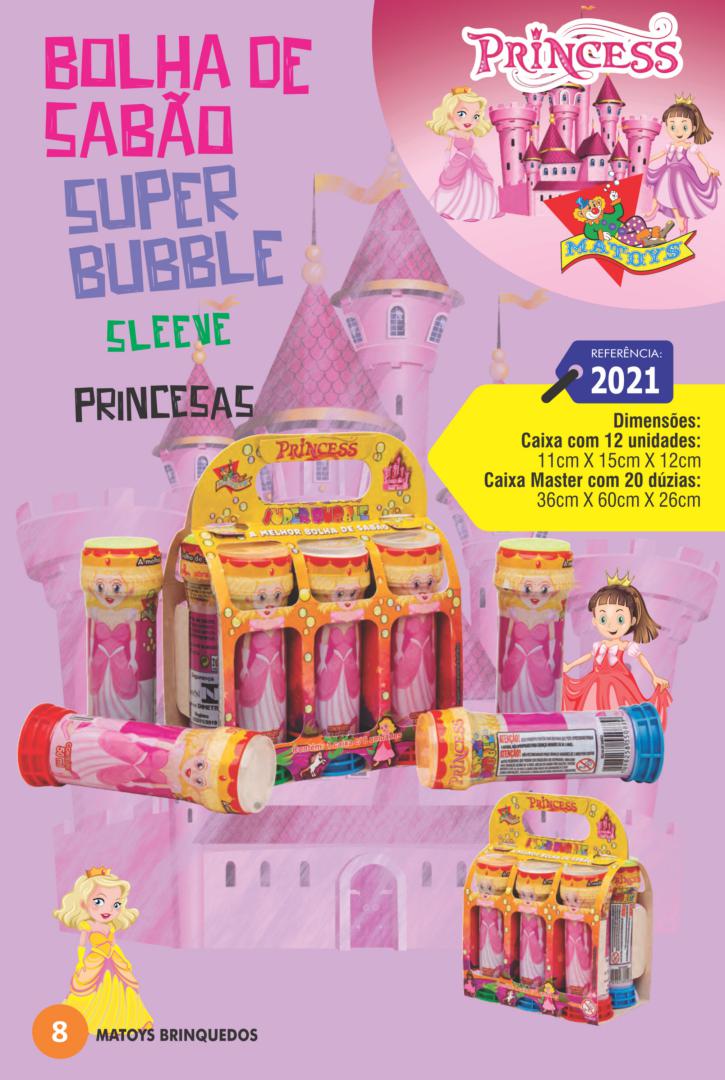SUPER BUBBLE SLEEVE PRINCESAS