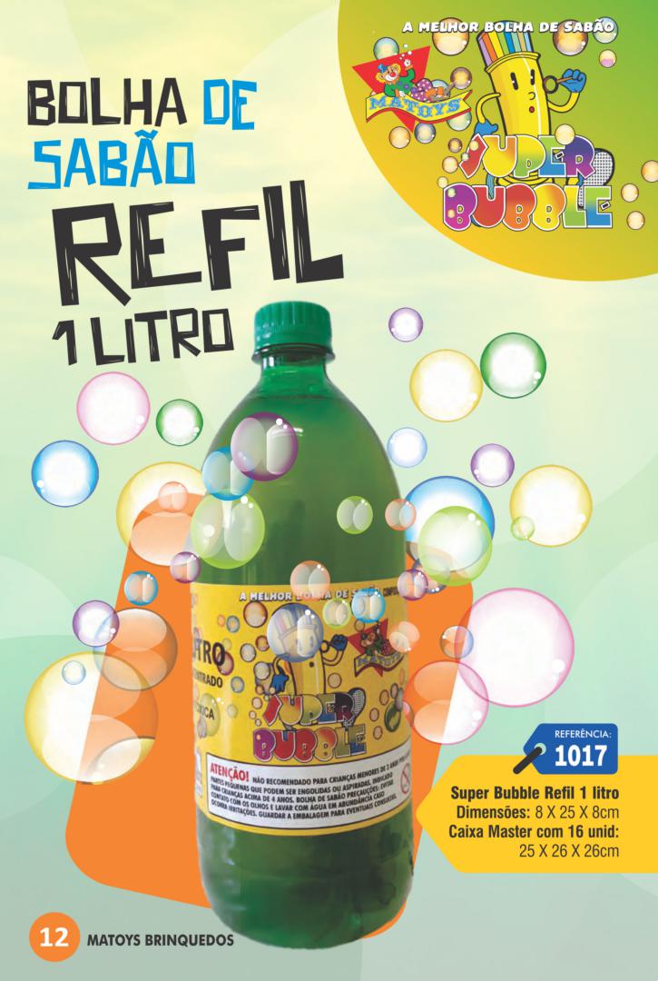 SUPER BUBBLE REFIL 1 LITRO