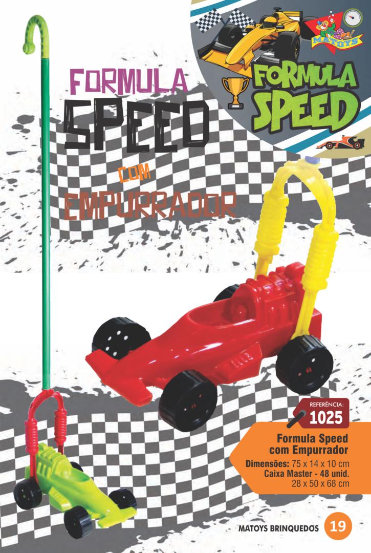 FÓRMULA SPEED COM EMPURRADOR