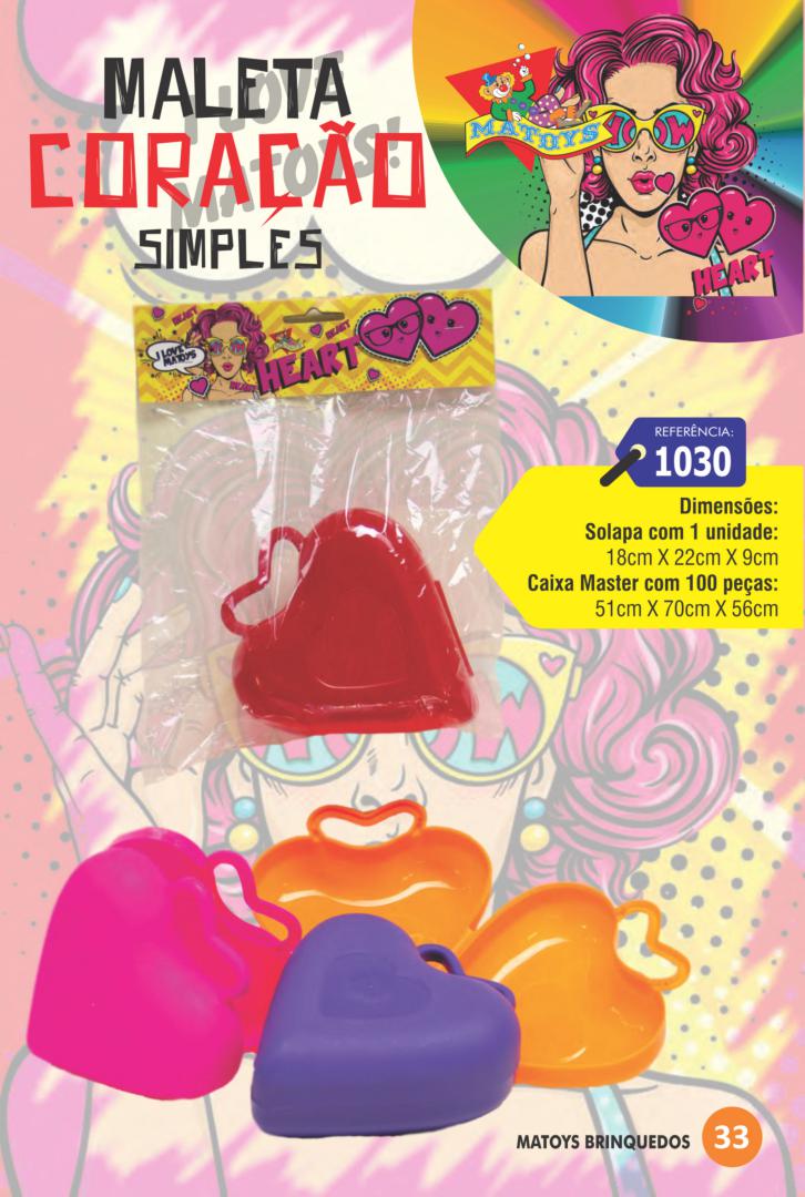 MALETA CORAÇÃO SIMPLES