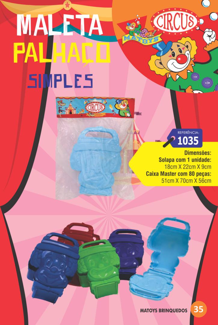 MALETA PALHAÇO SIMPLES