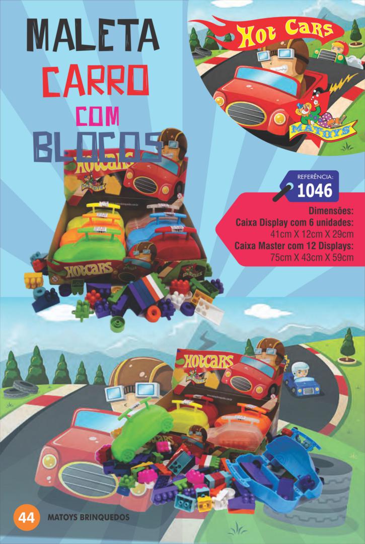 MALETA CARRO COM BLOCOS